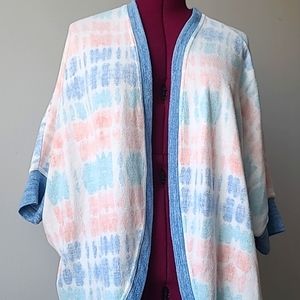 Tie Dye Print Cocoon Cardigan- LLR Tracy